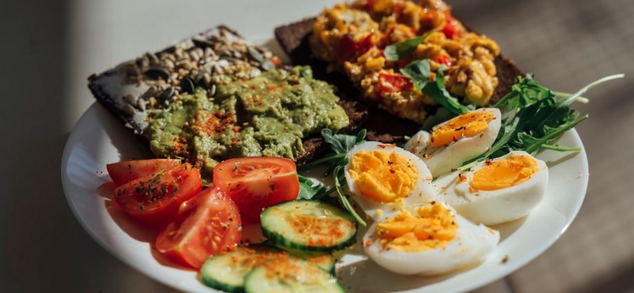cooked food on white ceramic plate